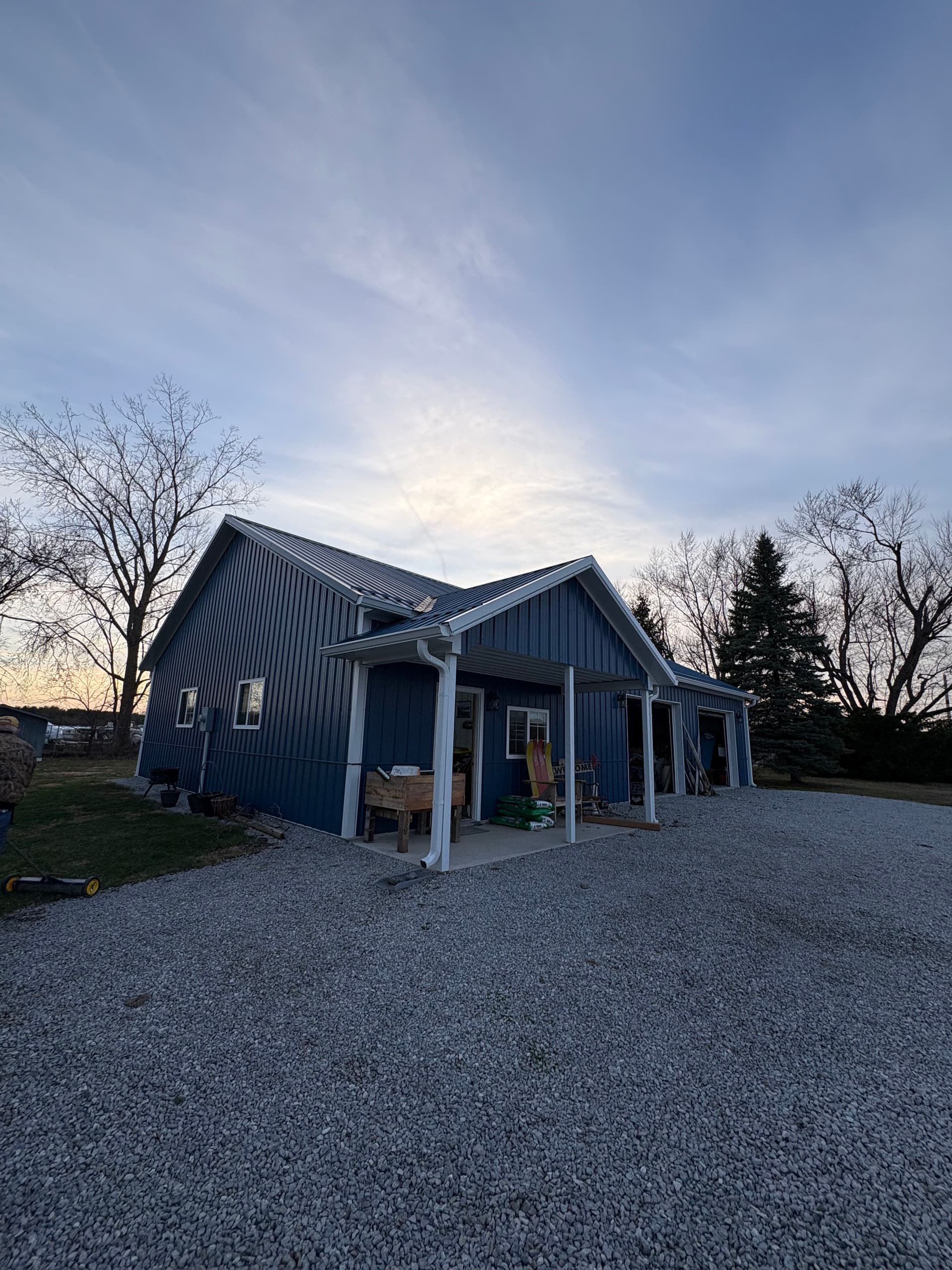 Gallery photos for Gutter Replacement on Stunning Man Cave in Indiana: Image #1