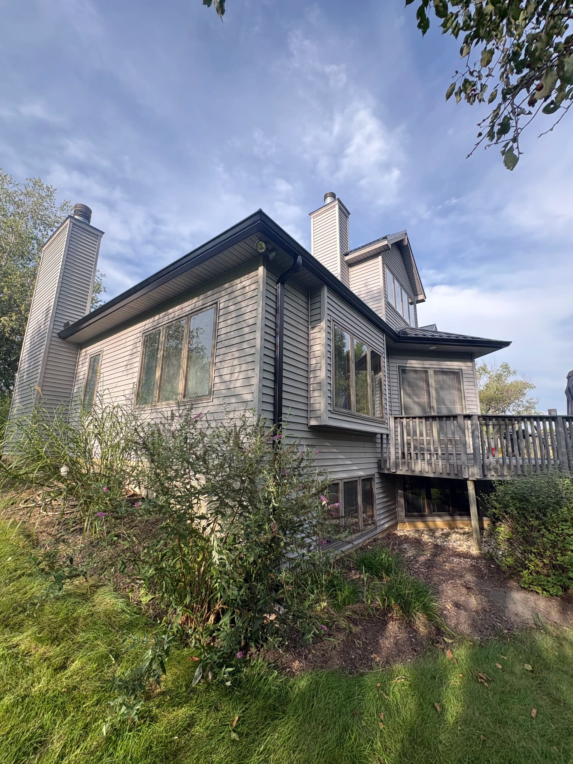 Gallery photos for Black 6-Inch Gutter Installation Done Right in Leo Indiana: Image #6