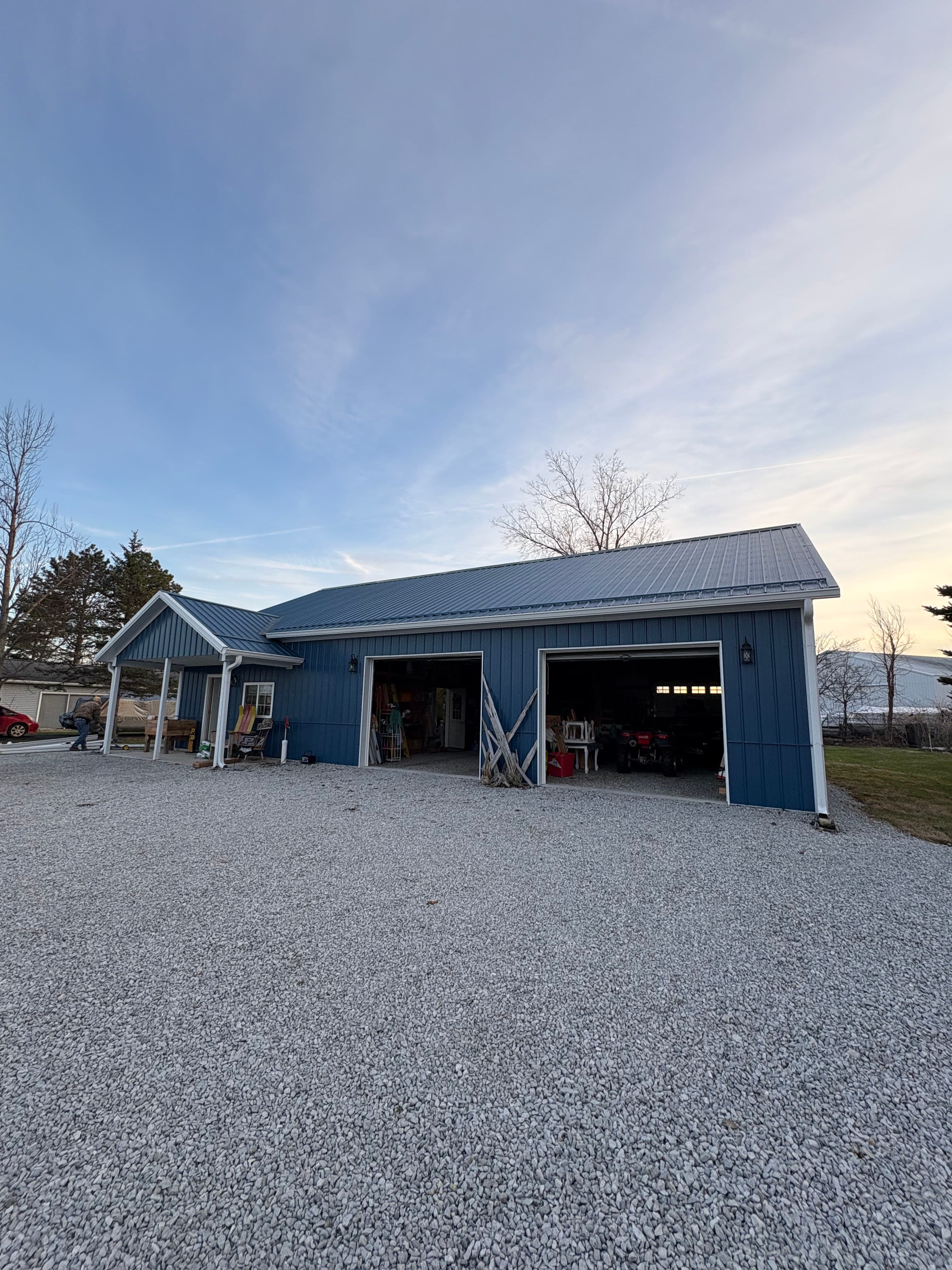 Project Gutter Replacement on Stunning Man Cave in Indiana image